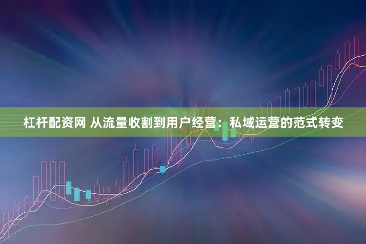 杠杆配资网 从流量收割到用户经营：私域运营的范式转变
